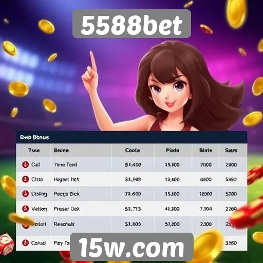 Comparativo de bônus oferecidos pelo 5588bet