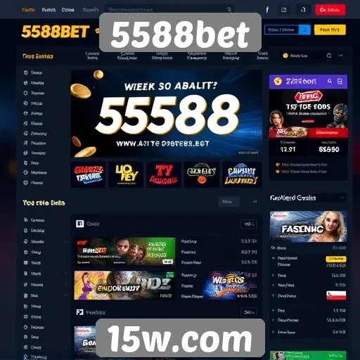 Facilidade de navegação no site 5588bet